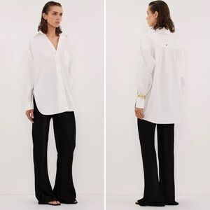 Dissh Nikki Black Satin Bias Cut Pants Size 8